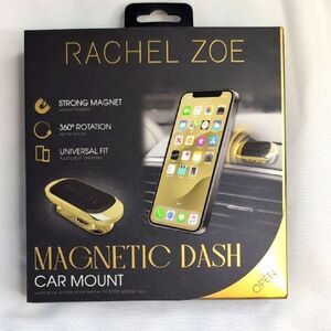 Rachel Zoe Gold Magnetic Car Dash Mount For Cell Phones, NEW